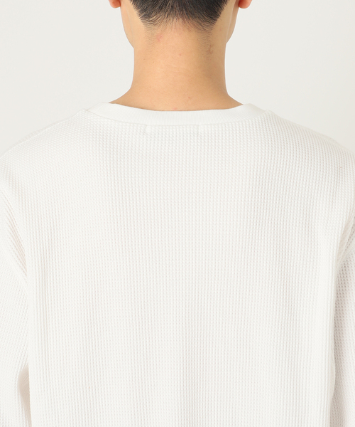 JOURNAL STANDARD（ジャーナルスタンダード）の「T/Cサーマル ロングスリーブ（Tシャツ/カットソー・メンズ・グレー/ブラック/ホワイト/ベージュ・MEDIUM/SMALL/LARGE）」の14枚目の写真