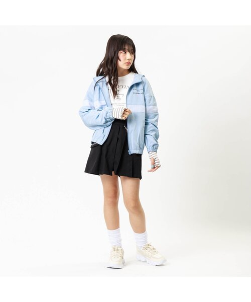 algy(アルジー)の「シアーラインシャカシャカパーカー(パーカー・キッズ・ブラック/アイボリー/サックスブルー・SMALL/X-SMALL/MEDIUM/XX-SMALL)」の4枚目の写真