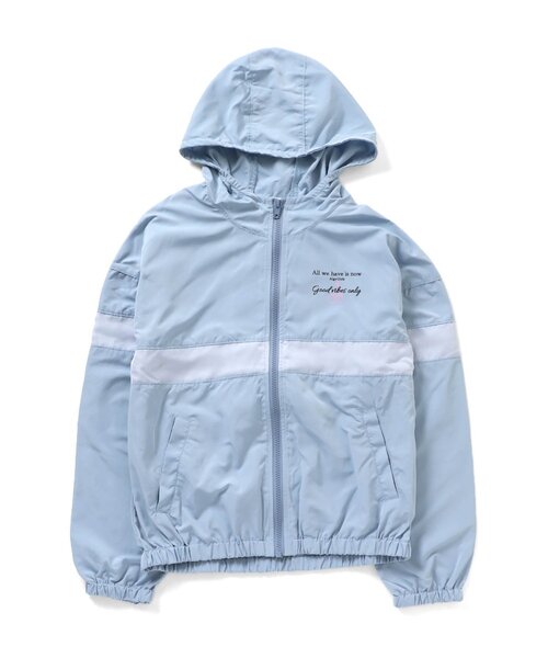 algy(アルジー)の「シアーラインシャカシャカパーカー(パーカー・キッズ・ブラック/アイボリー/サックスブルー・SMALL/X-SMALL/MEDIUM/XX-SMALL)」の7枚目の写真
