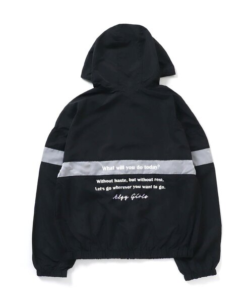 algy(アルジー)の「シアーラインシャカシャカパーカー(パーカー・キッズ・ブラック/アイボリー/サックスブルー・SMALL/X-SMALL/MEDIUM/XX-SMALL)」の12枚目の写真
