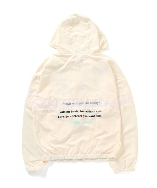 algy(アルジー)の「シアーラインシャカシャカパーカー(パーカー・キッズ・ブラック/アイボリー/サックスブルー・SMALL/X-SMALL/MEDIUM/XX-SMALL)」の13枚目の写真