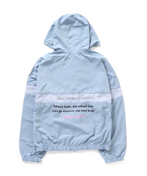algy(アルジー)の「シアーラインシャカシャカパーカー(パーカー・キッズ・ブラック/アイボリー/サックスブルー・SMALL/X-SMALL/MEDIUM/XX-SMALL)」の14枚目の写真