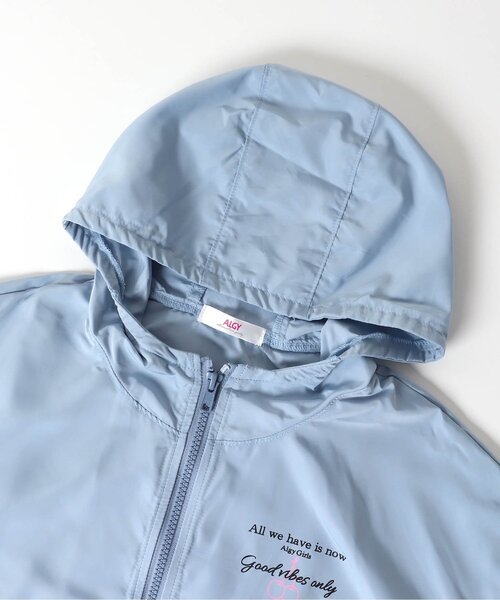 algy(アルジー)の「シアーラインシャカシャカパーカー(パーカー・キッズ・ブラック/アイボリー/サックスブルー・SMALL/X-SMALL/MEDIUM/XX-SMALL)」の15枚目の写真