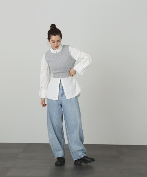 FREE'S MART(フリーズマート)の「◆レースアップブーツ(ブーツ・レディース・ホワイト/ブラック・SMALL/MEDIUM)」の8枚目の写真