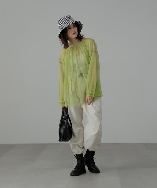 FREE'S MART(フリーズマート)の「◆レースアップブーツ(ブーツ・レディース・ホワイト/ブラック・SMALL/MEDIUM)」の10枚目の写真