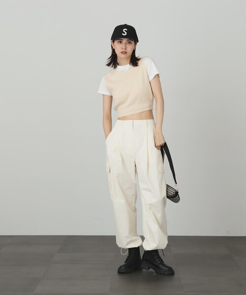 FREE'S MART(フリーズマート)の「◆レースアップブーツ(ブーツ・レディース・ホワイト/ブラック・SMALL/MEDIUM)」の15枚目の写真