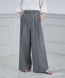 NOLLEY’S | ◇【WEB限定】ウォッシャブルハイスペックギャバジン2タックワイドパンツ(その他パンツ)