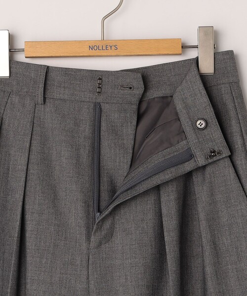NOLLEY’S（ノーリーズ）の「◇【WEB限定】ウォッシャブルハイスペックギャバジン2タックワイドパンツ（その他パンツ・レディース・ブラック/グレー/ライトグレー・36/38/40）」の11枚目の写真