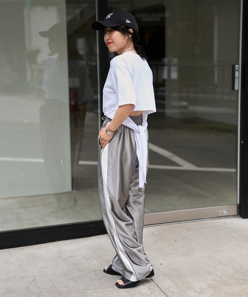 COLONY 2139（コロニートゥーワンスリーナイン）の「ラインサテンパンツ（その他パンツ・レディース・グレー/シャンパン・FREE）」の11枚目の写真