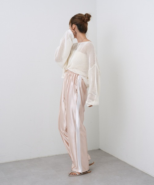 COLONY 2139（コロニートゥーワンスリーナイン）の「ラインサテンパンツ（その他パンツ・レディース・グレー/シャンパン・FREE）」の15枚目の写真