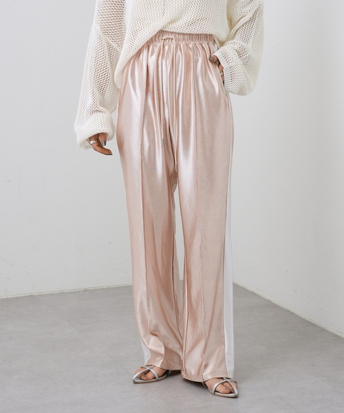 COLONY 2139（コロニートゥーワンスリーナイン）の「ラインサテンパンツ（その他パンツ・レディース・グレー/シャンパン・FREE）」の17枚目の写真