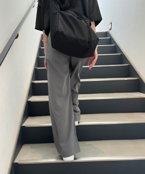 nemne store(ネンネストア)の「【低身長用サイズあり】サイドカッティングパンツ(その他パンツ・レディース・ブラック/グレー・MEDIUM/SMALL)」の13枚目の写真