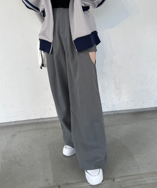 nemne store(ネンネストア)の「【低身長用サイズあり】サイドカッティングパンツ(その他パンツ・レディース・ブラック/グレー・MEDIUM/SMALL)」の14枚目の写真