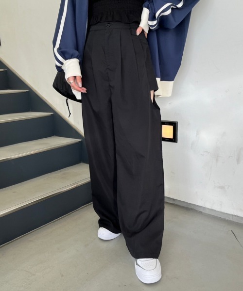 nemne store(ネンネストア)の「【低身長用サイズあり】サイドカッティングパンツ(その他パンツ・レディース・ブラック/グレー・MEDIUM/SMALL)」の19枚目の写真