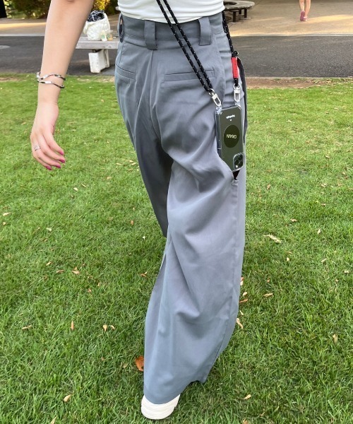 nemne store(ネンネストア)の「【低身長用サイズあり】サイドカッティングパンツ(その他パンツ・レディース・ブラック/グレー・MEDIUM/SMALL)」の21枚目の写真