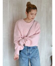 Ungrid | 【井桁弘恵さん着用アイテム】カラーモヘア混ルーズニット(ニット/セーター)