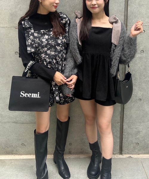 one after another NICE CLAUP（ワンアフターアナザーナイスクラップ）の「コーデュロイアソートビスチェ/セットアップボトムあり（キャミソール・レディース・アイボリー/その他/ブラック/モカ・FREE）」の7枚目の写真