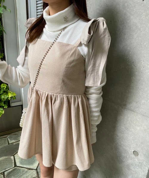 one after another NICE CLAUP（ワンアフターアナザーナイスクラップ）の「コーデュロイアソートビスチェ/セットアップボトムあり（キャミソール・レディース・アイボリー/その他/ブラック/モカ・FREE）」の11枚目の写真