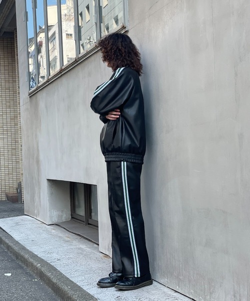 パンツ 【cozicoさま】別注レザートラックパンツ
