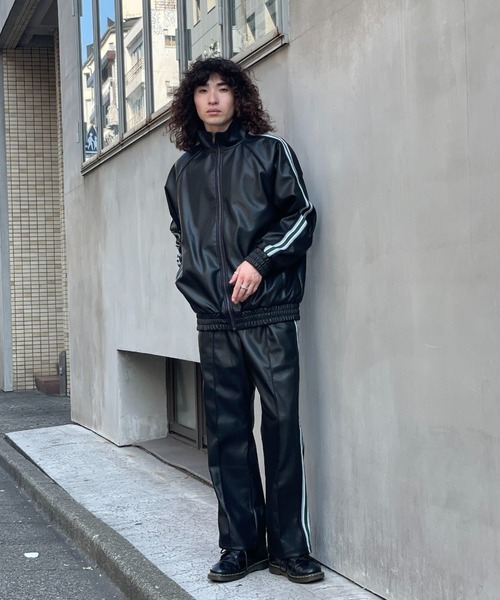 CIAOPANIC（チャオパニック）の「レザートラックパンツ（その他パンツ