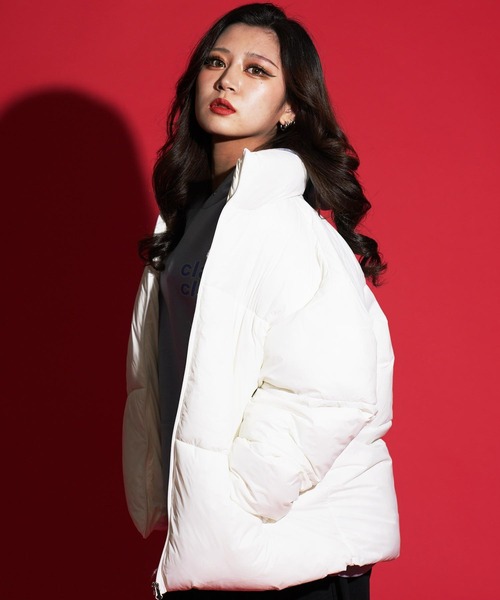 【セール】パフジャケット スタンドネック ボリューム ナイロンファイバー エコダウンジャケット /中綿ダウン(ダウンジャケット/コート)|EF DOM TO DO(イーエフダムトゥードゥー) 【セール】パフジャケット スタンドネック ボリューム ナイロンファイバー エコダウンジャケット /中綿ダウン(ダウンジャケット/コート)|EF DOM TO DO(イーエフダムトゥードゥー)