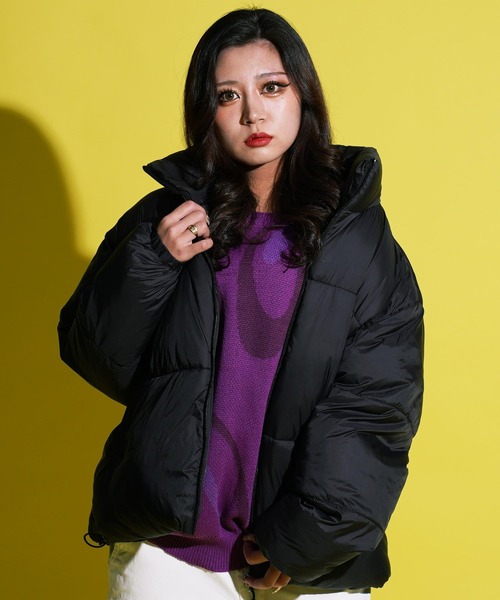 【セール】パフジャケット スタンドネック ボリューム ナイロンファイバー エコダウンジャケット /中綿ダウン(ダウンジャケット/コート)|EF DOM TO DO(イーエフダムトゥードゥー) 【セール】パフジャケット スタンドネック ボリューム ナイロンファイバー エコダウンジャケット /中綿ダウン(ダウンジャケット/コート)|EF DOM TO DO(イーエフダムトゥードゥー)