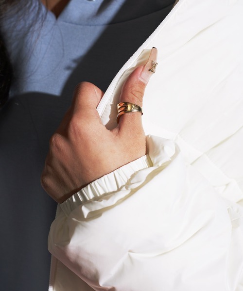 【セール】パフジャケット スタンドネック ボリューム ナイロンファイバー エコダウンジャケット /中綿ダウン(ダウンジャケット/コート)|EF DOM TO DO(イーエフダムトゥードゥー) 【セール】パフジャケット スタンドネック ボリューム ナイロンファイバー エコダウンジャケット /中綿ダウン(ダウンジャケット/コート)|EF DOM TO DO(イーエフダムトゥードゥー)