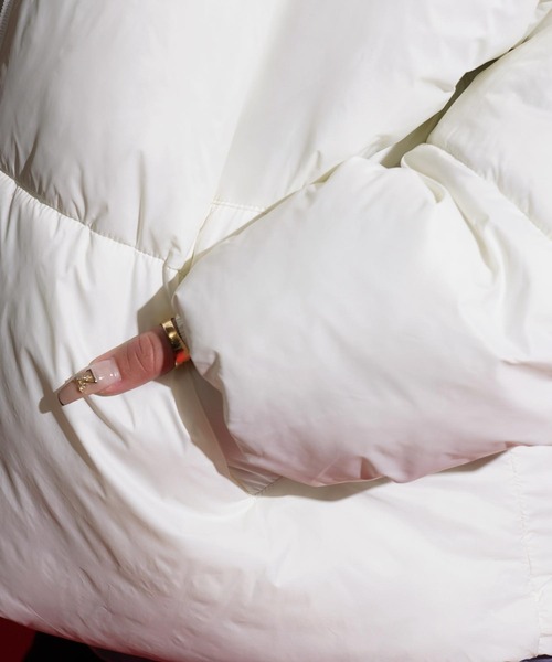 【セール】パフジャケット スタンドネック ボリューム ナイロンファイバー エコダウンジャケット /中綿ダウン(ダウンジャケット/コート)|EF DOM TO DO(イーエフダムトゥードゥー) 【セール】パフジャケット スタンドネック ボリューム ナイロンファイバー エコダウンジャケット /中綿ダウン(ダウンジャケット/コート)|EF DOM TO DO(イーエフダムトゥードゥー)