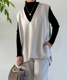 un dix cors | ドビー織裏毛ベスト(ベスト)