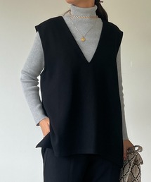 un dix cors | ドビー織裏毛ベスト(ベスト)