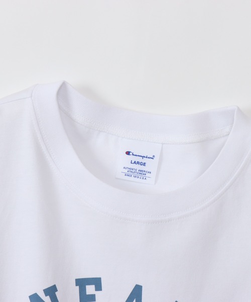 Champion(チャンピオン)の「【Champion/チャンピオン】メンズ ベーシック ロングスリーブTシャツ(Tシャツ/カットソー・メンズ・ネイビー/グリーン系その他/グレー系その他2/ベージュ系その他3/ブラック系その他/ホワイト×レッド/ホワイト×ブルー/グレー系その他7・X-LARGE/MEDIUM/LARGE/SMALL)」の14枚目の写真