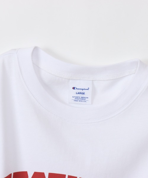 Champion(チャンピオン)の「【Champion/チャンピオン】メンズ ベーシック ロングスリーブTシャツ(Tシャツ/カットソー・メンズ・ネイビー/グリーン系その他/グレー系その他2/ベージュ系その他3/ブラック系その他/ホワイト×レッド/ホワイト×ブルー/グレー系その他7・X-LARGE/MEDIUM/LARGE/SMALL)」の11枚目の写真