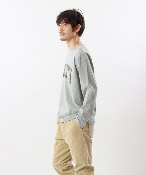 Champion(チャンピオン)の「【Champion/チャンピオン】メンズ ベーシック ロングスリーブTシャツ(Tシャツ/カットソー・メンズ・ネイビー/グリーン系その他/グレー系その他2/ベージュ系その他3/ブラック系その他/ホワイト×レッド/ホワイト×ブルー/グレー系その他7・X-LARGE/MEDIUM/LARGE/SMALL)」の21枚目の写真
