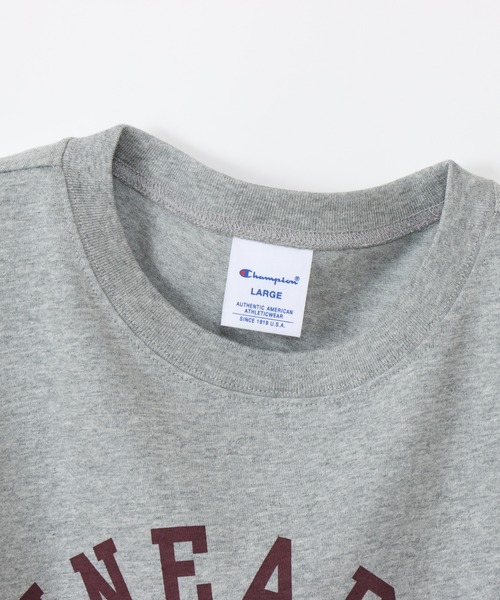 Champion(チャンピオン)の「【Champion/チャンピオン】メンズ ベーシック ロングスリーブTシャツ(Tシャツ/カットソー・メンズ・ネイビー/グリーン系その他/グレー系その他2/ベージュ系その他3/ブラック系その他/ホワイト×レッド/ホワイト×ブルー/グレー系その他7・X-LARGE/MEDIUM/LARGE/SMALL)」の20枚目の写真