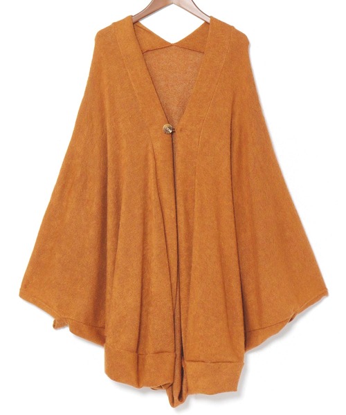 チャイハネ（チャイハネ）の「【チャイハネ】アワセルニットカーディガン（カーディガン/ボレロ・レディース・ピンク/ネイビー/マスタード/ターコイズブルー/グリーン/ベージュ・FREE）」の5枚目の写真