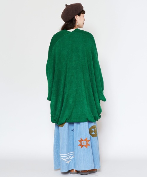 チャイハネ（チャイハネ）の「【チャイハネ】アワセルニットカーディガン（カーディガン/ボレロ・レディース・ピンク/ネイビー/マスタード/ターコイズブルー/グリーン/ベージュ・FREE）」の18枚目の写真