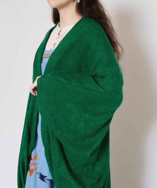 チャイハネ（チャイハネ）の「【チャイハネ】アワセルニットカーディガン（カーディガン/ボレロ・レディース・ピンク/ネイビー/マスタード/ターコイズブルー/グリーン/ベージュ・FREE）」の15枚目の写真