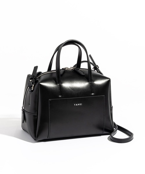 YAHKI（ヤーキ）の「YAHKI/ヤーキ YH-597 ハンドバッグ（ハンドバッグ・レディース・パープル/サンドベージュ/ブラック・ONE SIZE）」の6枚目の写真