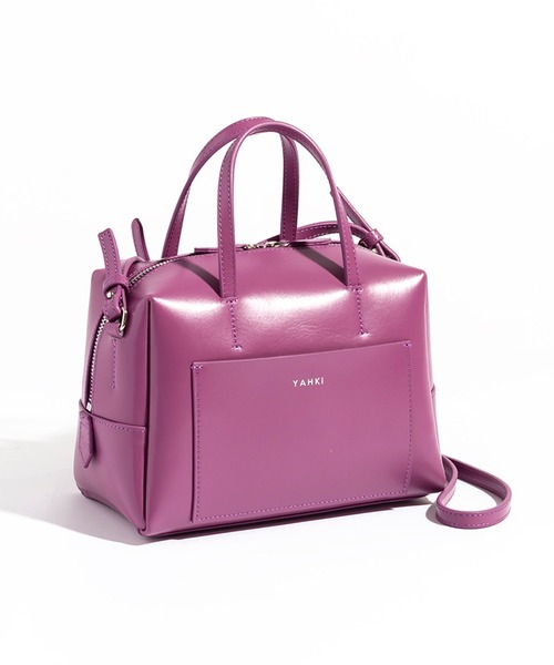 YAHKI（ヤーキ）の「YAHKI/ヤーキ YH-597 ハンドバッグ（ハンドバッグ・レディース・パープル/サンドベージュ/ブラック・ONE SIZE）」の13枚目の写真