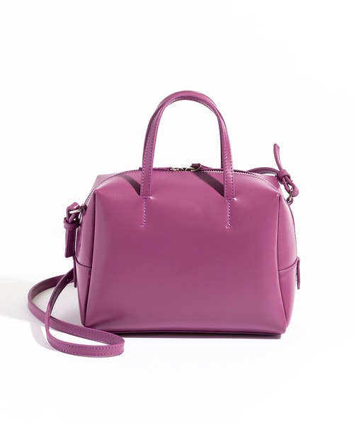 YAHKI（ヤーキ）の「YAHKI/ヤーキ YH-597 ハンドバッグ（ハンドバッグ・レディース・パープル/サンドベージュ/ブラック・ONE SIZE）」の12枚目の写真