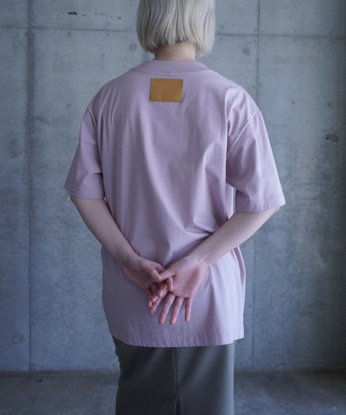 G.V.G.V.(ジーヴィージーヴィー)の「H/S TEE(Tシャツ/カットソー・レディース・グレイッシュベージュ/ブラック/ブラウン/ピンク/ホワイト・ONE SIZE)」の5枚目の写真
