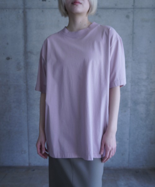 G.V.G.V.(ジーヴィージーヴィー)の「H/S TEE(Tシャツ/カットソー・レディース・グレイッシュベージュ/ブラック/ブラウン/ピンク/ホワイト・ONE SIZE)」の15枚目の写真