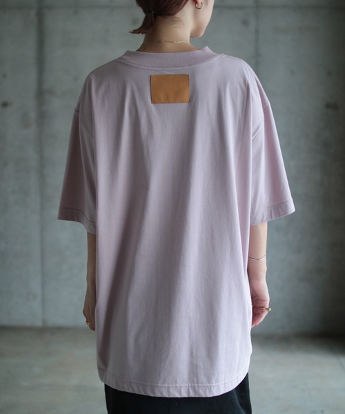 G.V.G.V.(ジーヴィージーヴィー)の「H/S TEE(Tシャツ/カットソー・レディース・グレイッシュベージュ/ブラック/ブラウン/ピンク/ホワイト・ONE SIZE)」の8枚目の写真