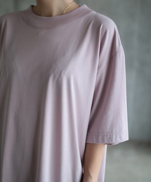 G.V.G.V.(ジーヴィージーヴィー)の「H/S TEE(Tシャツ/カットソー・レディース・グレイッシュベージュ/ブラック/ブラウン/ピンク/ホワイト・ONE SIZE)」の10枚目の写真