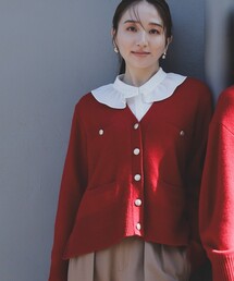 【WEB限定】ウールカシミヤミックス カーディガン