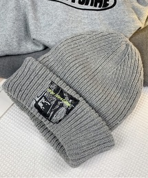 MGV | ロゴワッペンリブ編みニット帽(ニットキャップ/ビーニー)