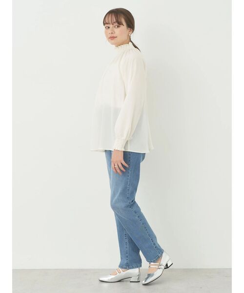 earth music&ecologyシャーリングブラウス セール】シャーリングブラウス（シャツ/ブラウス）｜earth