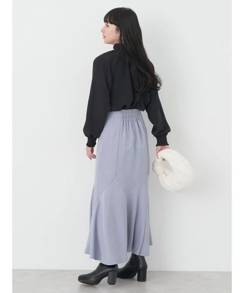 earth music&ecology(アースミュージックアンドエコロジー)の「シャーリングブラウス(シャツ/ブラウス・レディース・ピンク/ドット/アイボリー/ブラック・FREE)」の19枚目の写真