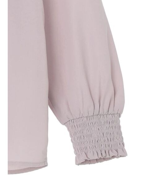 earth music&ecology(アースミュージックアンドエコロジー)の「シャーリングブラウス(シャツ/ブラウス・レディース・ピンク/ドット/アイボリー/ブラック・FREE)」の12枚目の写真