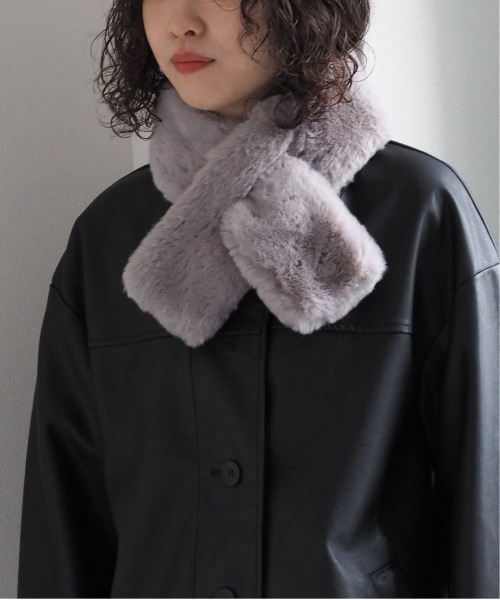 cepo（セポ）の「フェイクファーミニティペット（マフラー・レディース・ライトベージュ/モカ/ライトグレー・FREE）」の6枚目の写真
